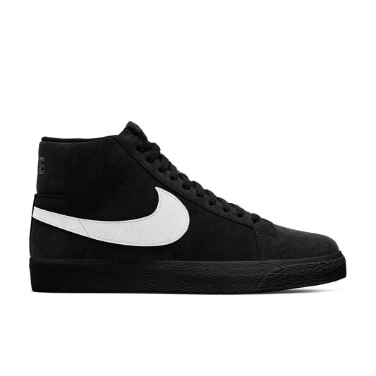 Nike SB Zoom Blazer Mid, black/white-black-black - Tiki Room Skateboards - 1