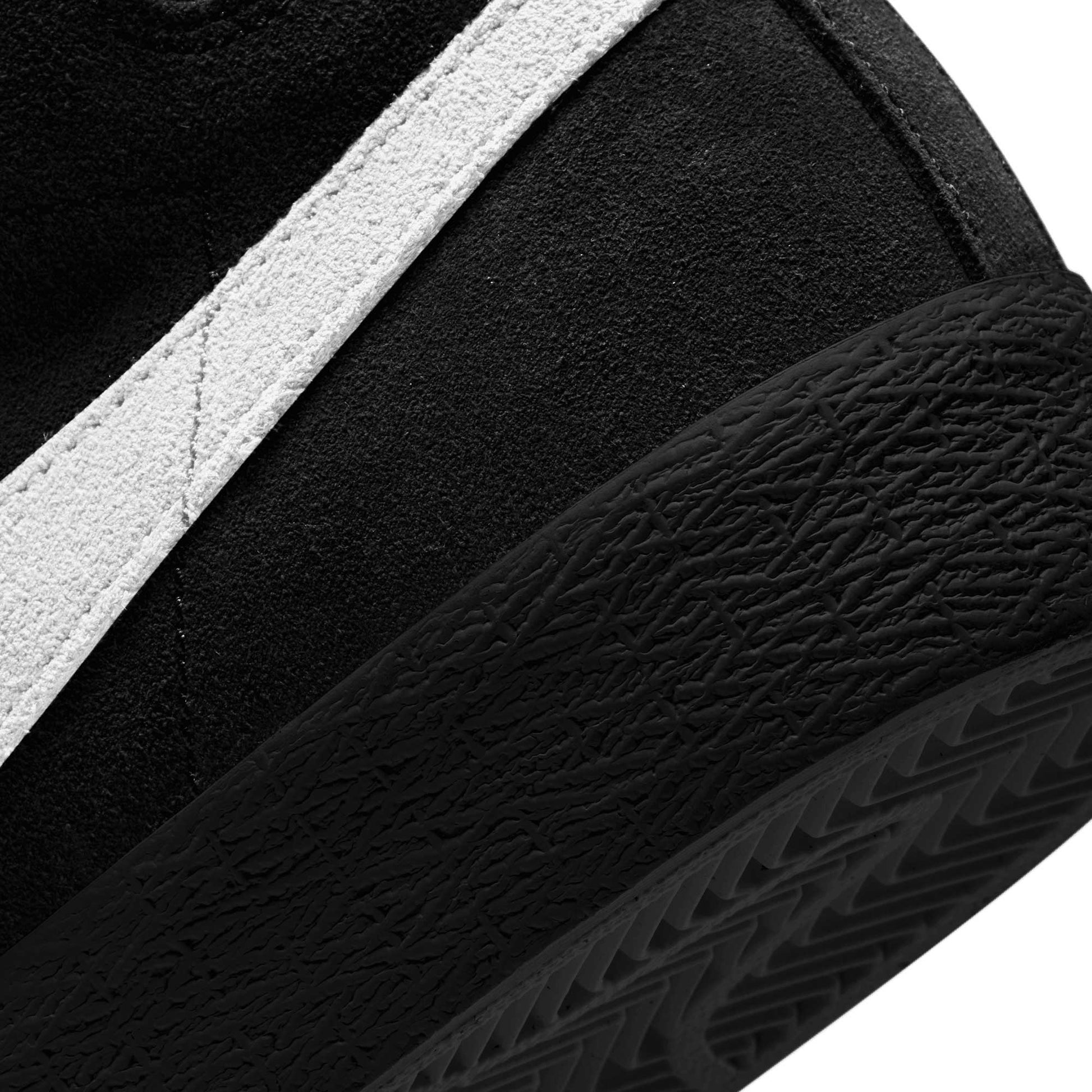 Nike SB Zoom Blazer Mid, black/white-black-black - Tiki Room Skateboards - 6