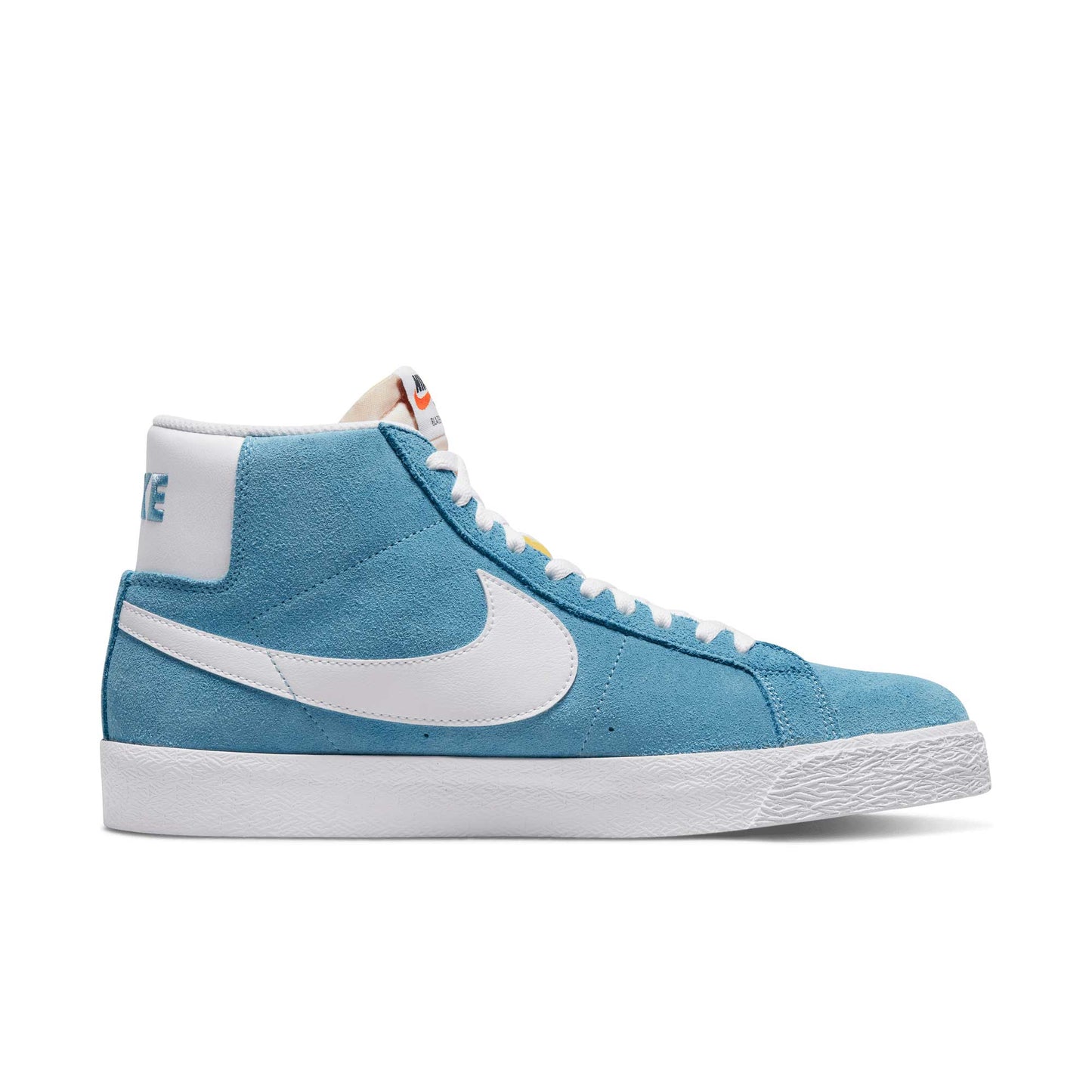 Nike SB Zoom Blazer Mid, cerulean/white-cerulean-white - Tiki Room Skateboards - 10