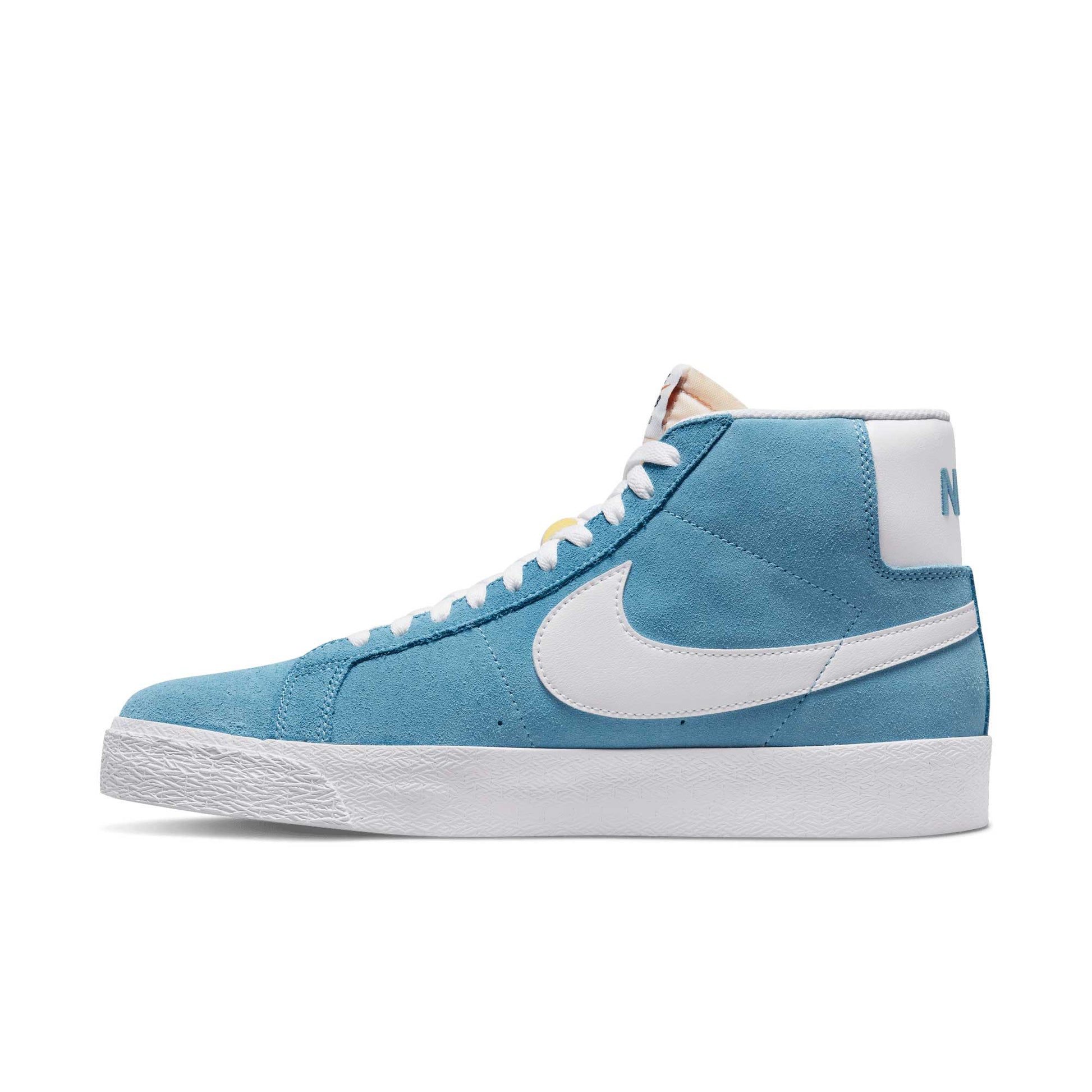 Nike SB Zoom Blazer Mid, cerulean/white-cerulean-white - Tiki Room Skateboards - 9