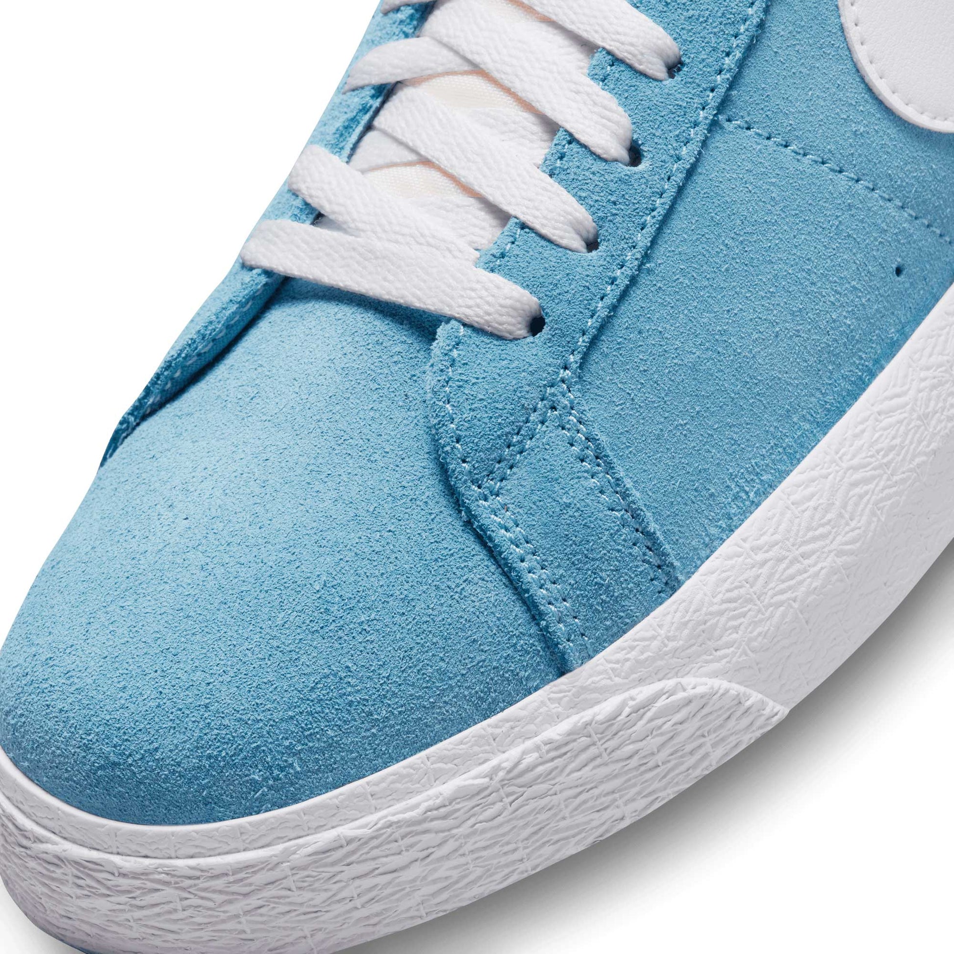 Nike SB Zoom Blazer Mid, cerulean/white-cerulean-white - Tiki Room Skateboards - 11