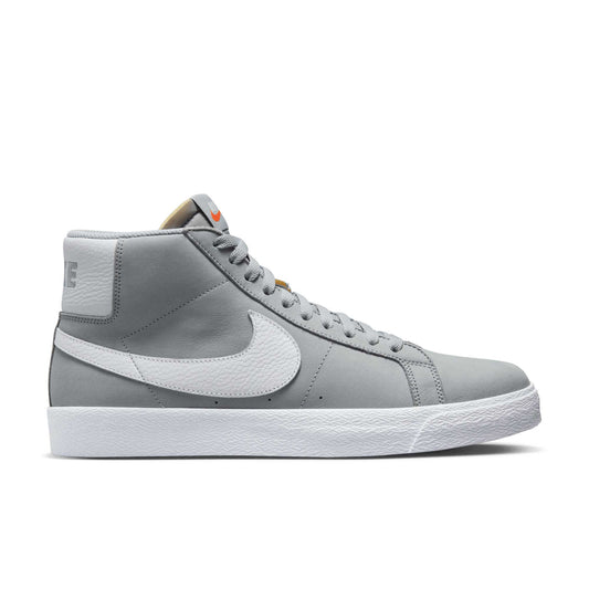 Nike SB Zoom Blazer Mid ISO, wolf grey/white-wolf grey - Tiki Room Skateboards - 1