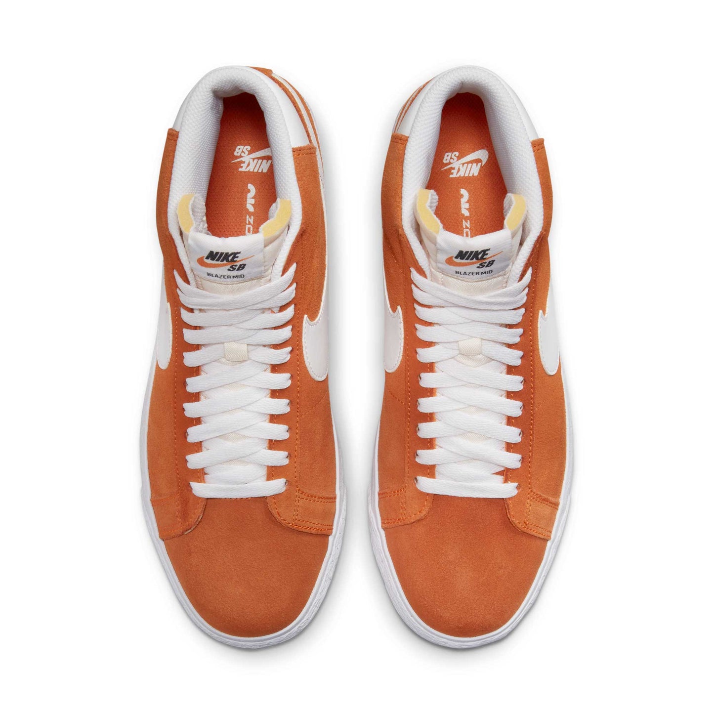 Nike SB Zoom Blazer Mid, safety orange/white-safety orange-white - Tiki Room Skateboards - 4