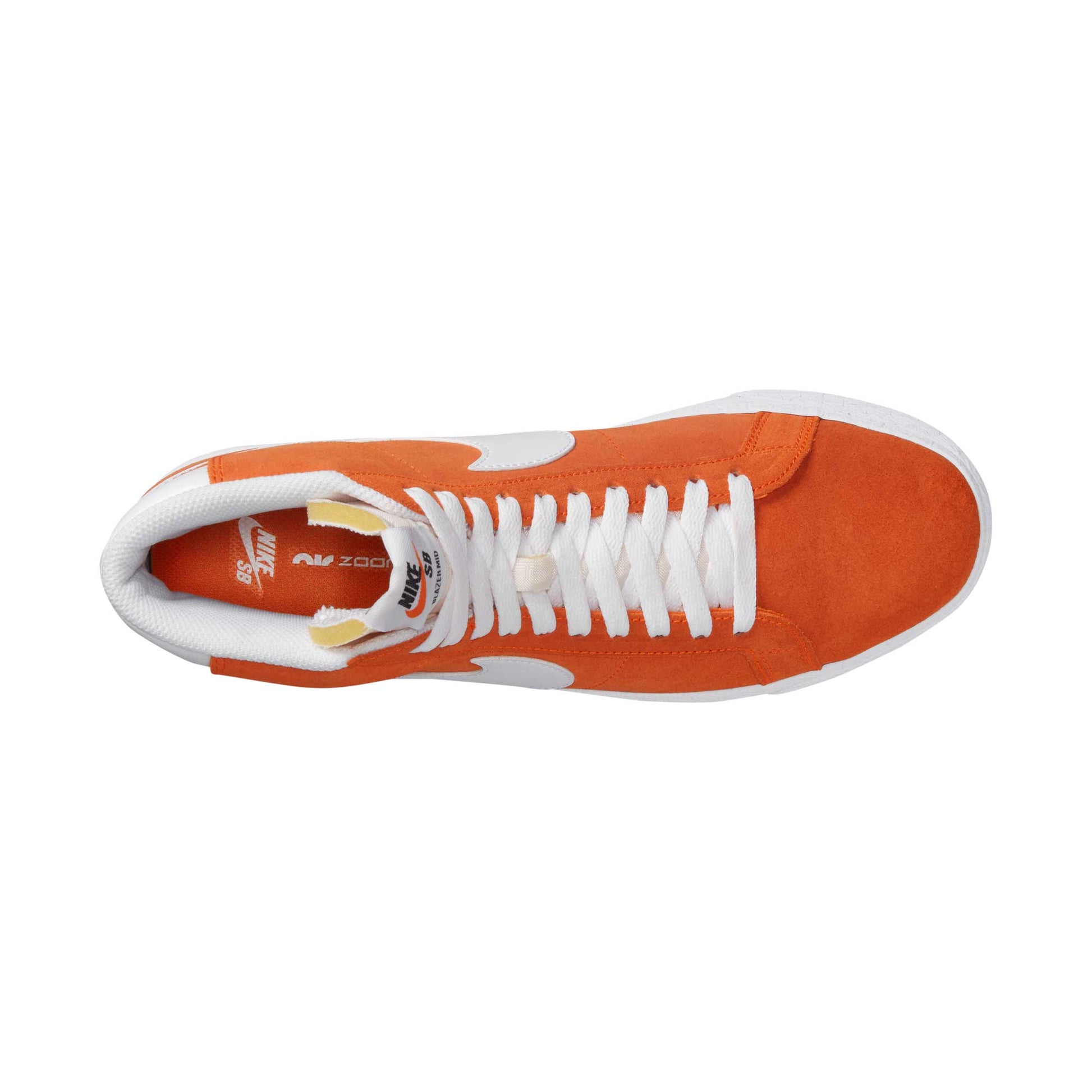 Nike SB Zoom Blazer Mid, safety orange/white-safety orange-white - Tiki Room Skateboards - 6