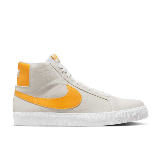 Nike SB Zoom Blazer Mid, summit white/laser orange-summit white - Tiki Room Skateboards - 1