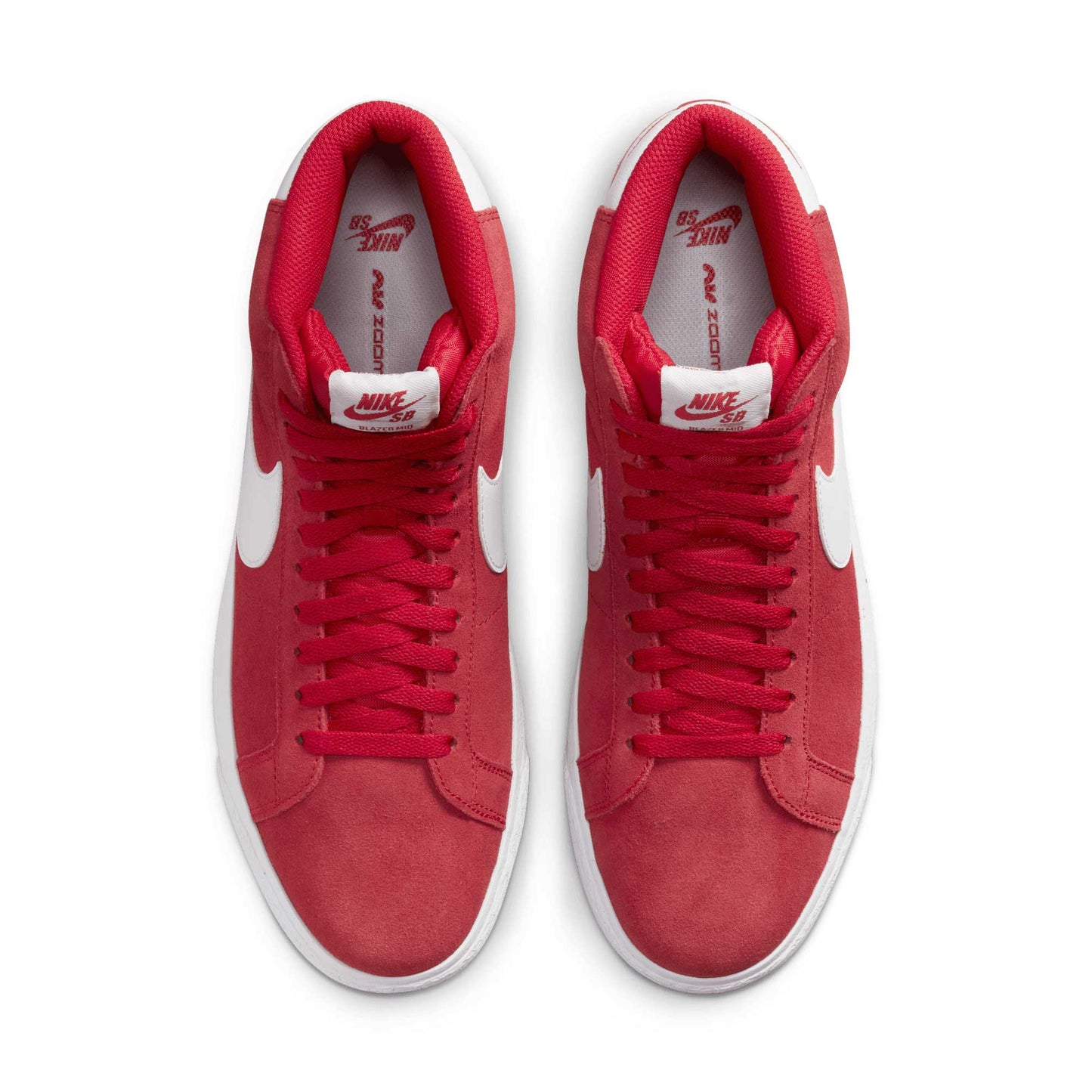 Nike SB Zoom Blazer Mid, university red/white-university red - Tiki Room Skateboards - 3