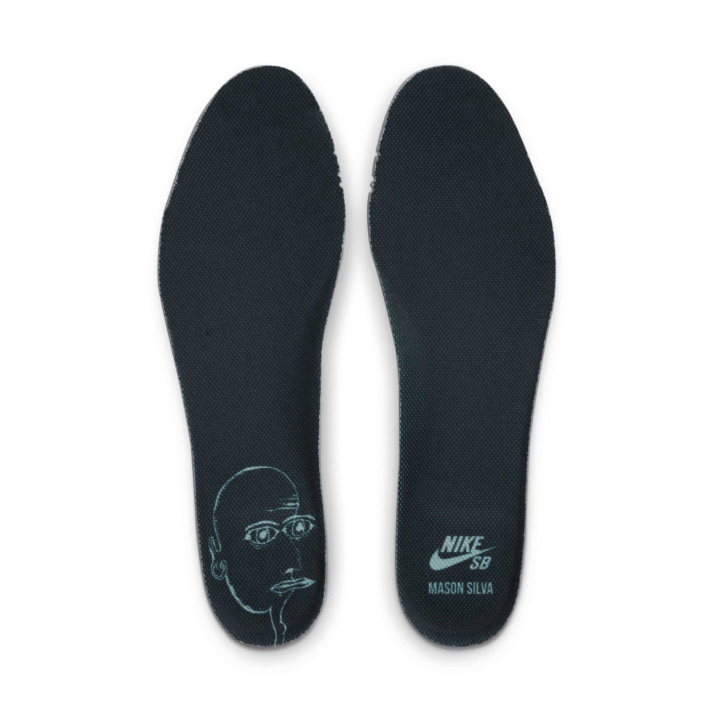 Nike SB Zoom Blazer Mid X Mason Silva, blackened blue/wolf grey-blackened blue - Tiki Room Skateboards - 6