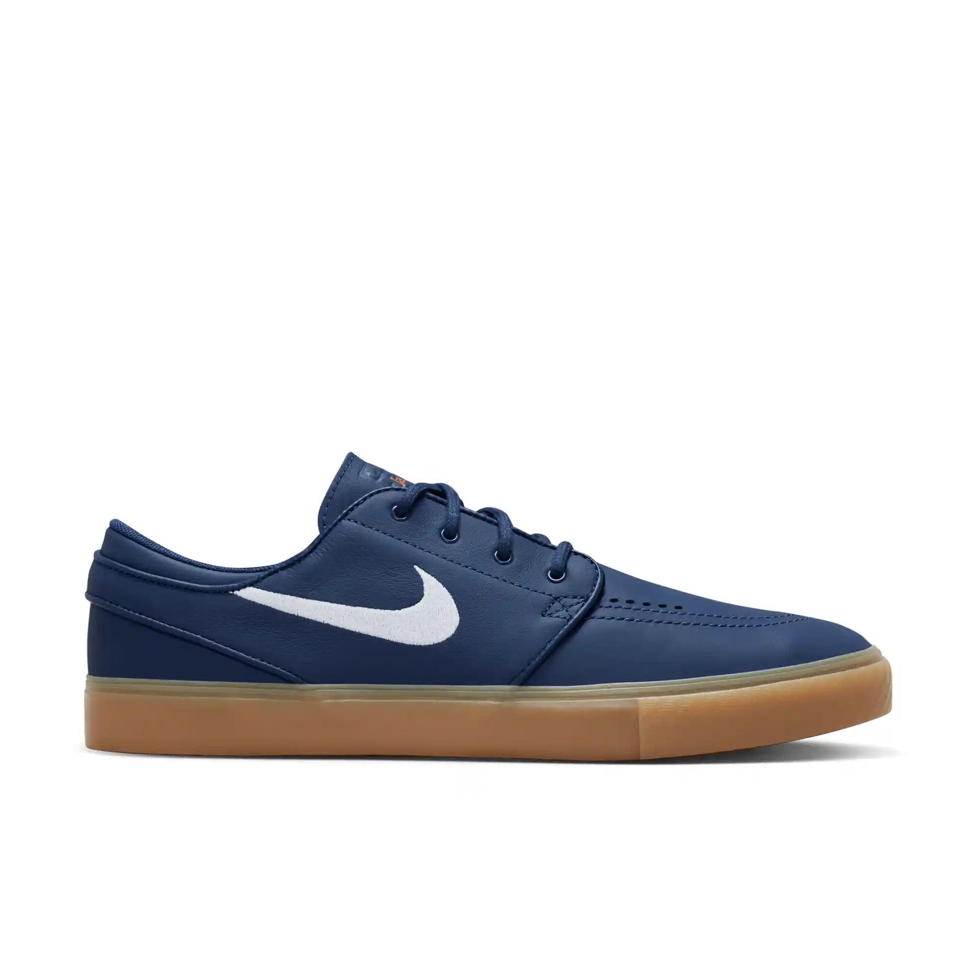 Nike SB Zoom Janoski OG navy white navy gum light brown Tiki Room Skateboards