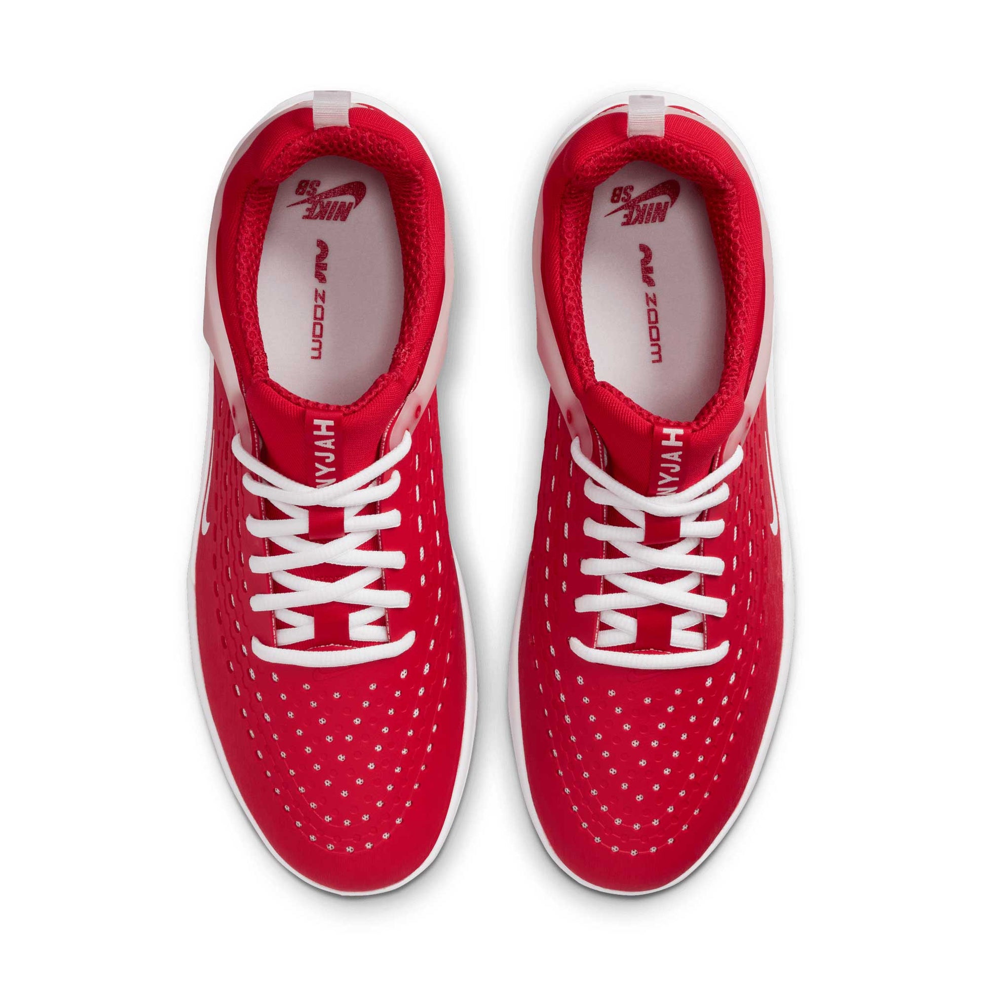 Nike SB Zoom Nyjah 3, university red/white-university red - Tiki Room Skateboards - 4