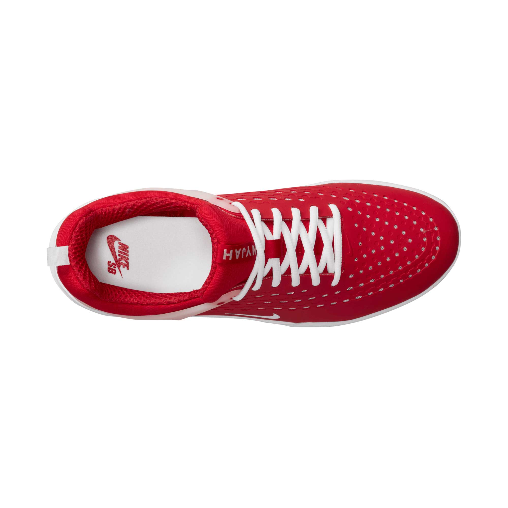 Nike sb nyjah white on sale red