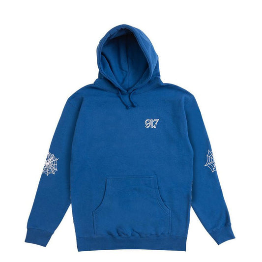 Nineoneseven 917 Web Hoodie, blue - Tiki Room Skateboards - 1