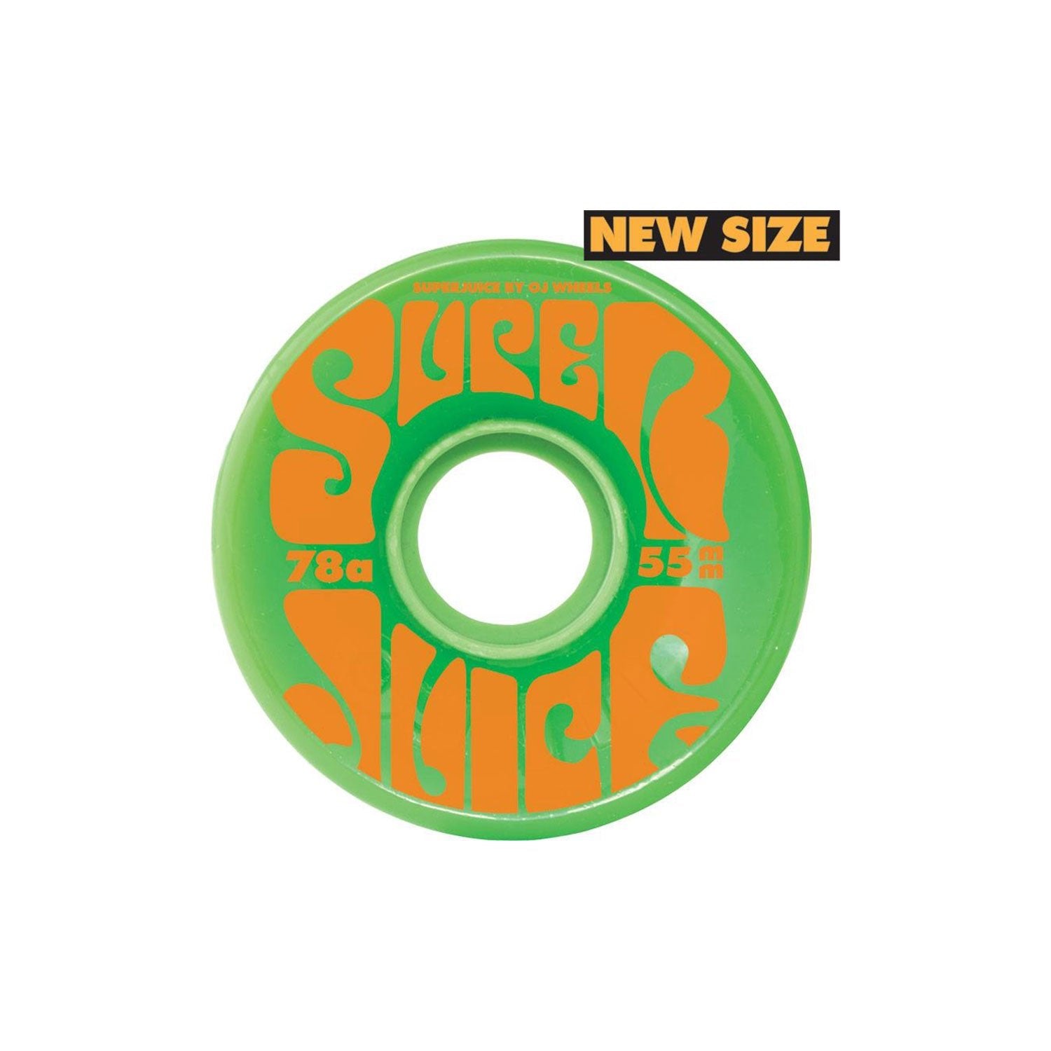 OJs Mini Super Juice 78A Wheels (55mm, green) - Tiki Room Skateboards - 1
