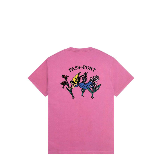 Passport Gardening Tee, pink milk - Tiki Room Skateboards - 1