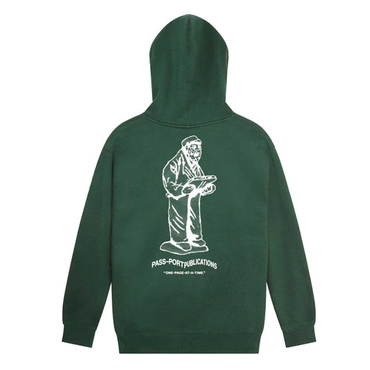 Passport Publish Hoodie, forest green - Tiki Room Skateboards - 1