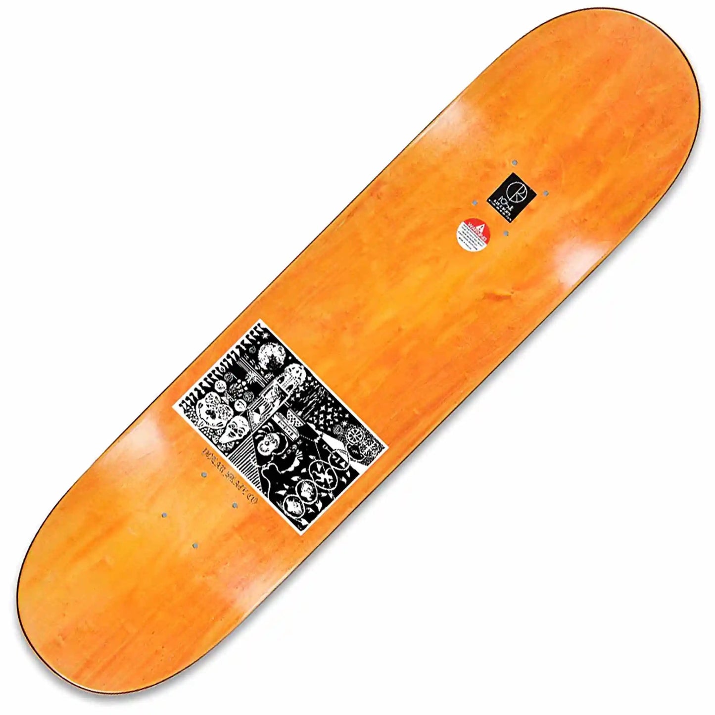 Polar Aaron Herrington Tea Riders Deck (8.375") - Tiki Room Skateboards - 2