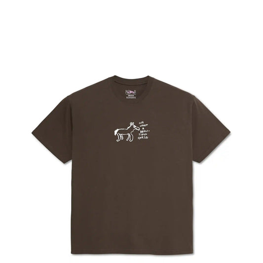 Polar Beautiful Horses Tee, chocolate