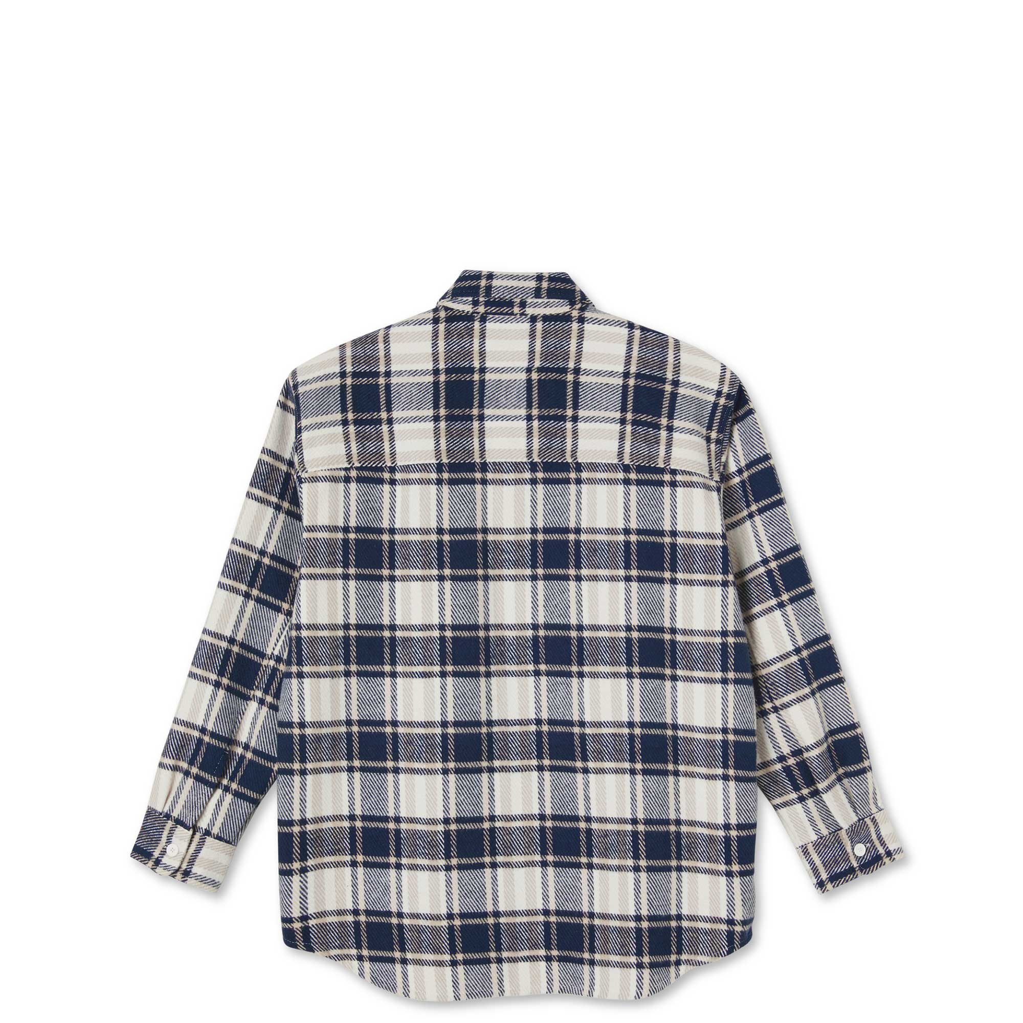 Polar Big Boy Flannel Shirt, navy