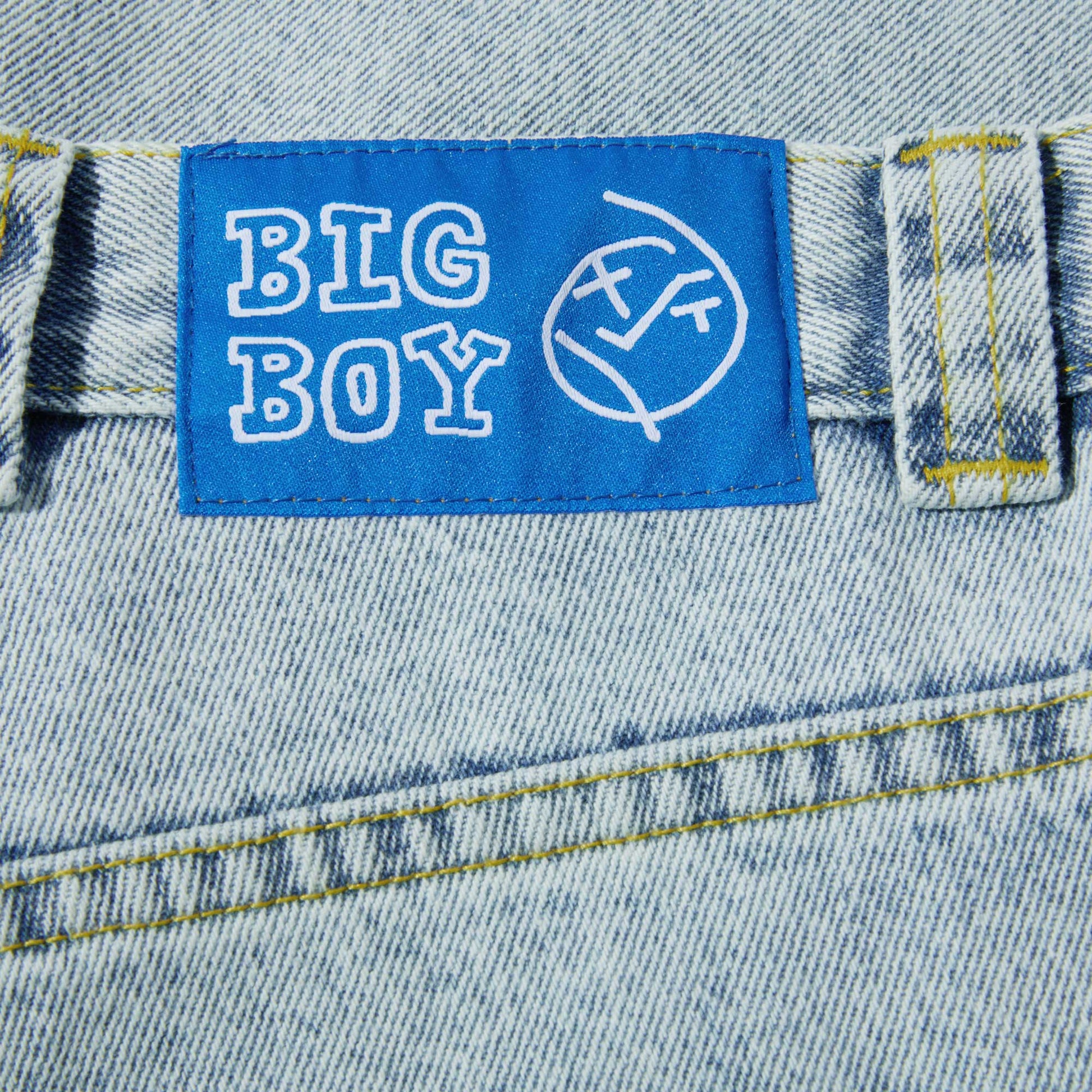 Polar Big Boy Jeans, light blue - Tiki Room Skateboards - 3