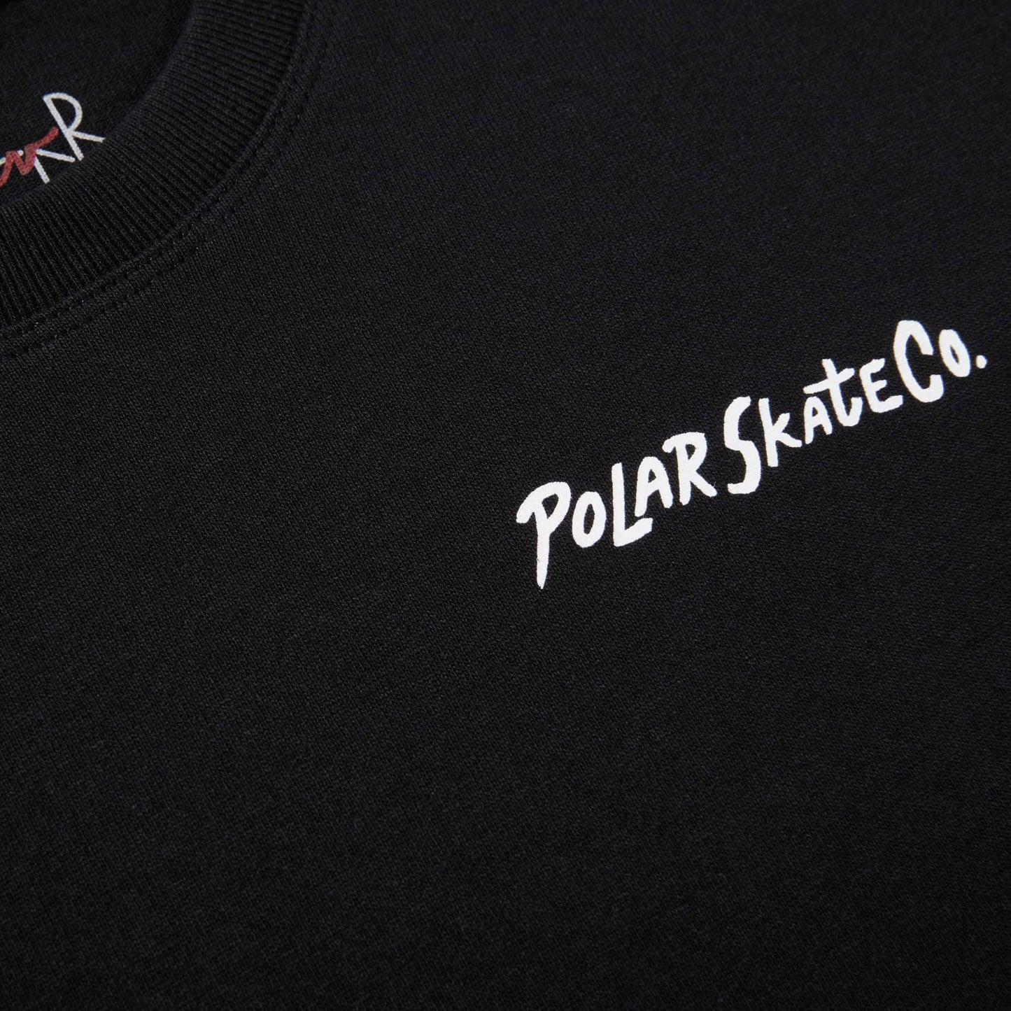 Polar Campfire Tee, black - Tiki Room Skateboards - 4