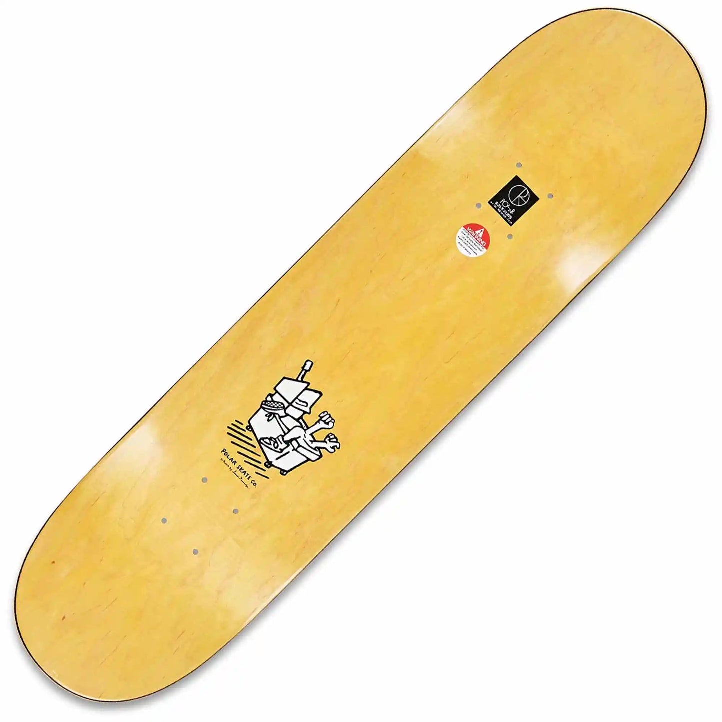 Polar Dane Brady "Mopping" Deck (8.25”) - Tiki Room Skateboards - 2