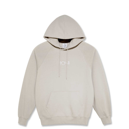 Polar Default Hoodie, pale taupe - Tiki Room Skateboards - 1