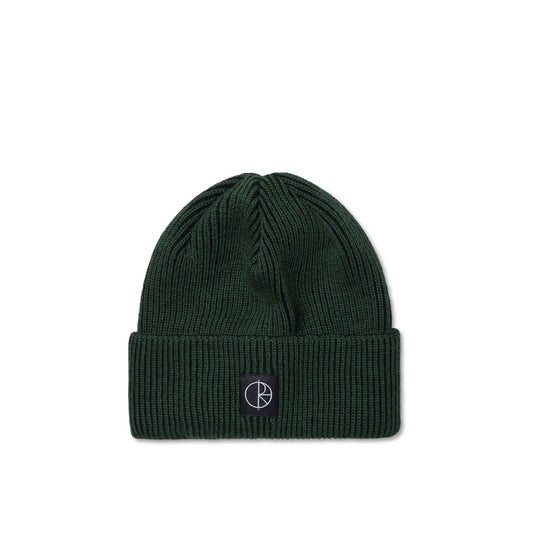 Polar Lines Merino Beanie, dark green - Tiki Room Skateboards - 1