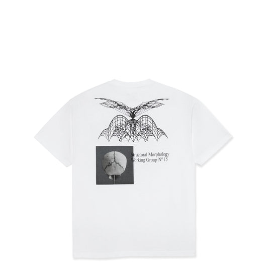 Polar Morphology Tee, white - Tiki Room Skateboards - 1