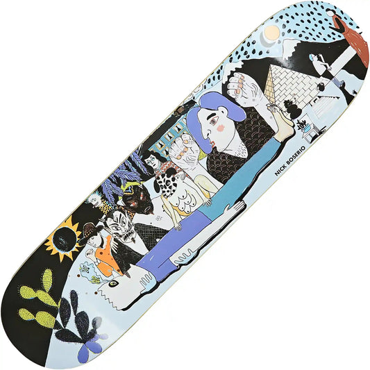 Polar Nick Boserio Group Healing Deck (8.25") - Tiki Room Skateboards - 1