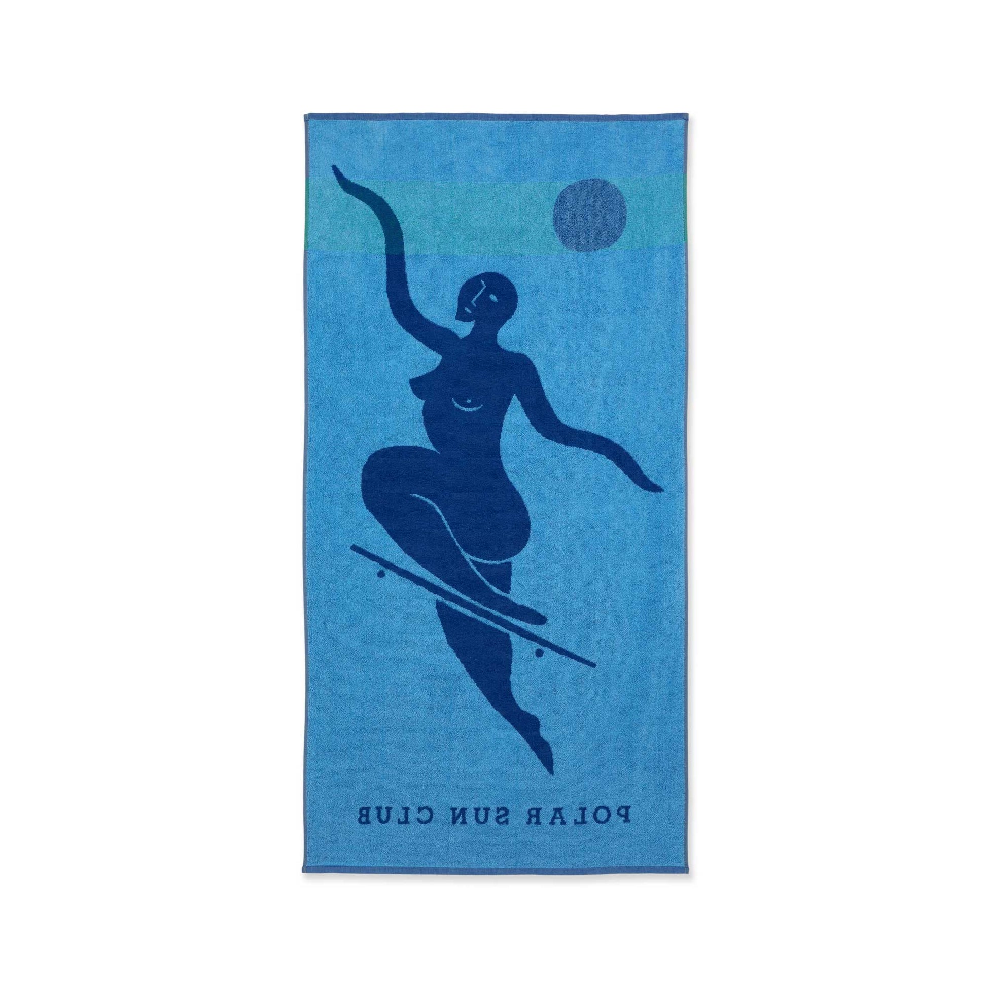 Polar No Complies Forever Towel, egyptian blue - Tiki Room Skateboards - 2
