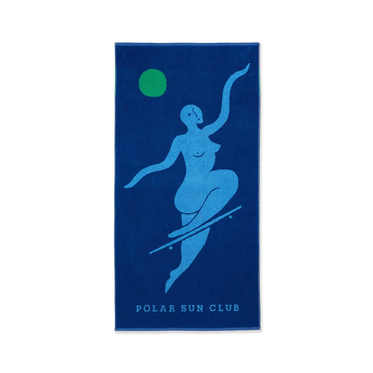 Polar No Complies Forever Towel, egyptian blue - Tiki Room Skateboards - 1