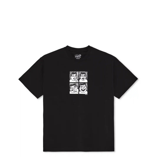 Polar Punch Tee, black - Tiki Room Skateboards - 1