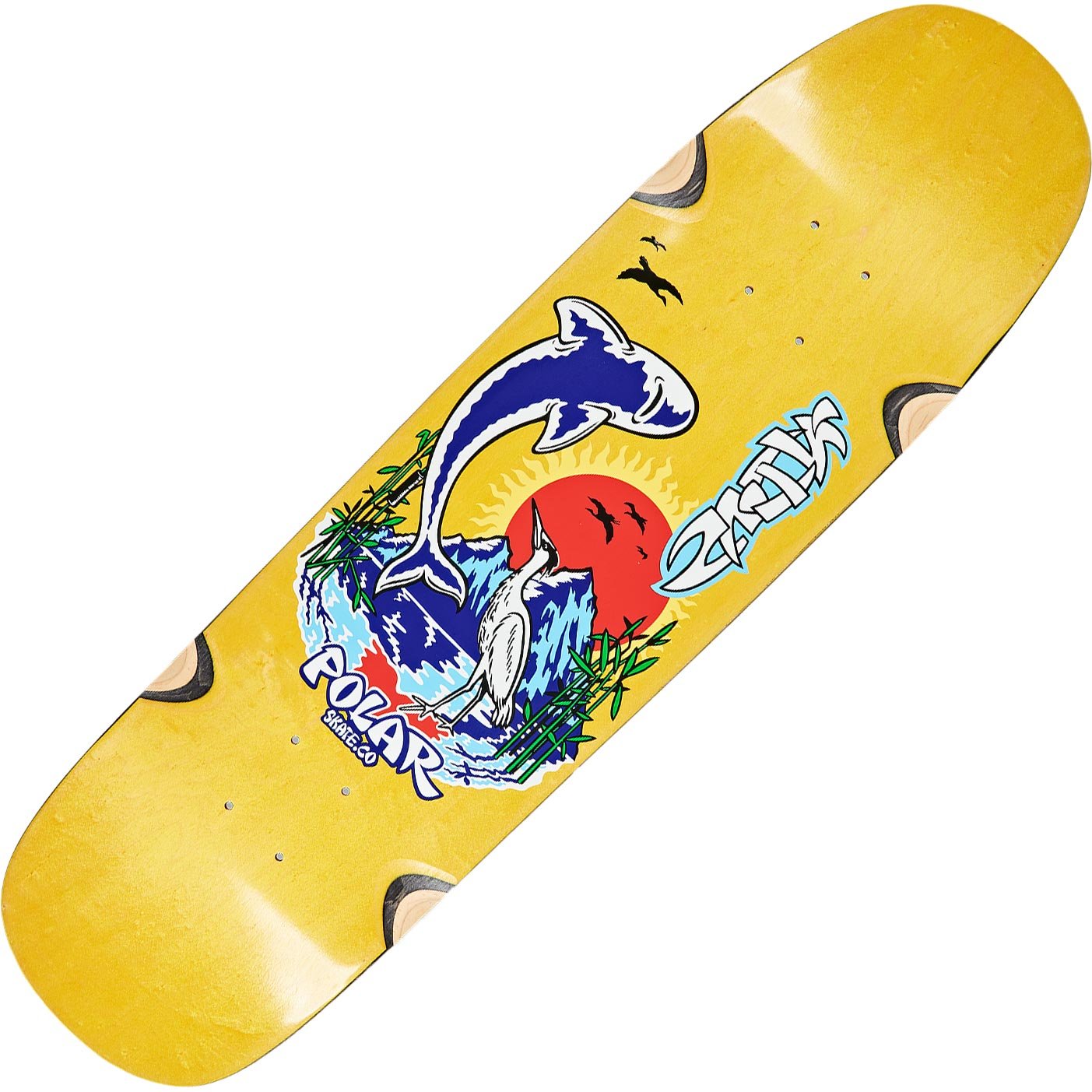 Polar Shin Sanbongi Mt. Fuji Wheel Wells P9 Deck - Tiki Room Skateboards - 1