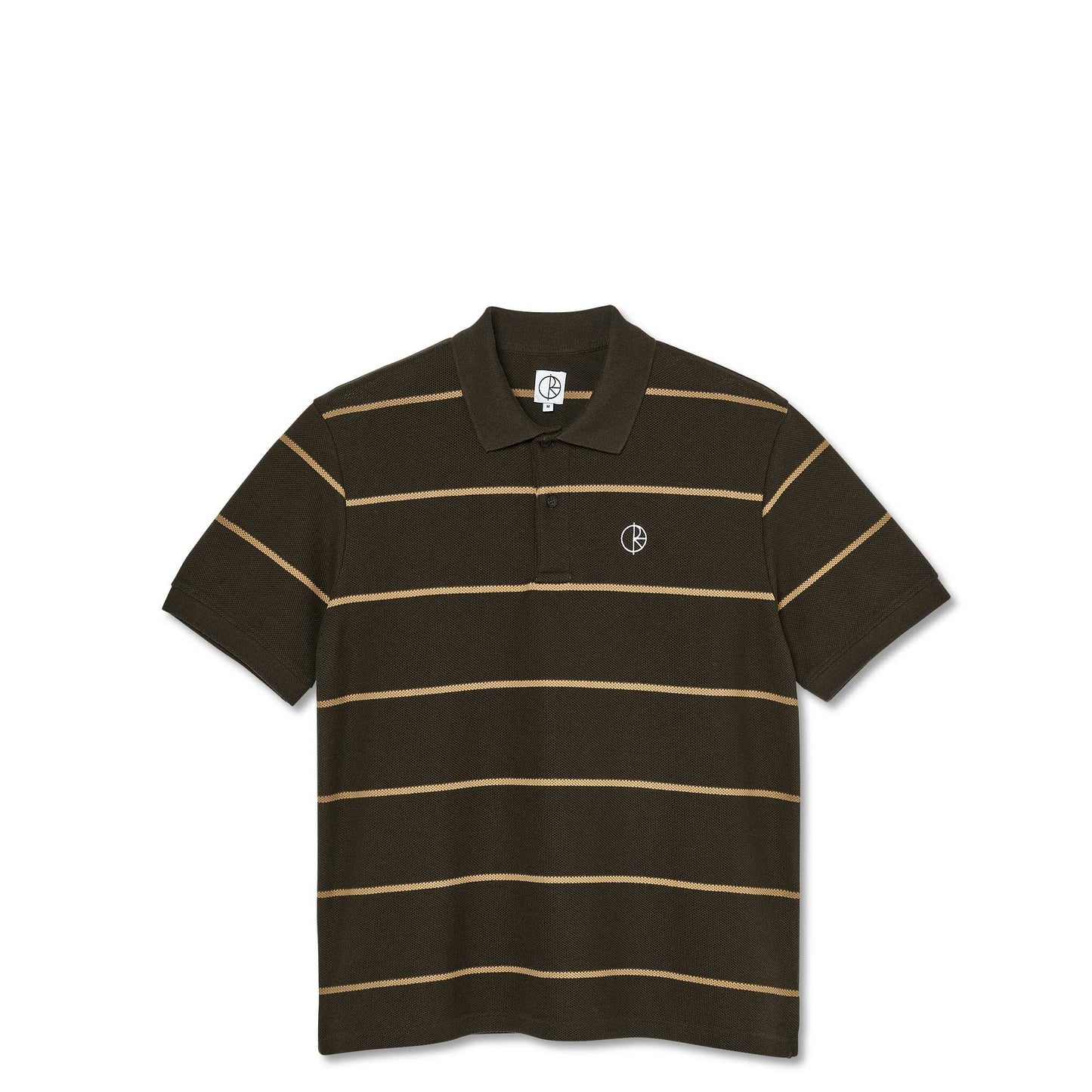Polar Stripe Polo Shirt, Brown - Tiki Room Skateboards - 1
