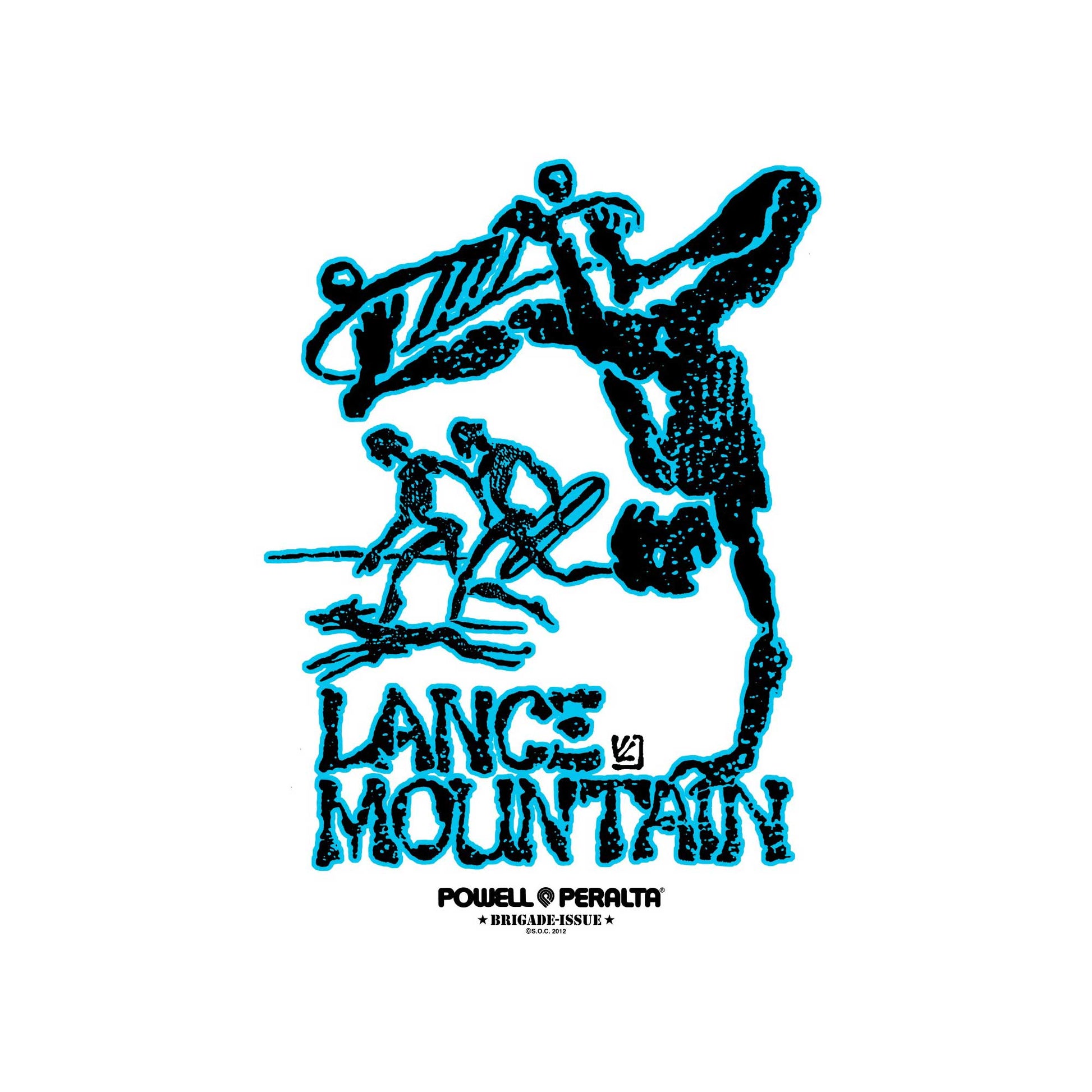 Powell Peralta Lance Mountain Future Primitive sticker - Tiki Room Skateboards - 2