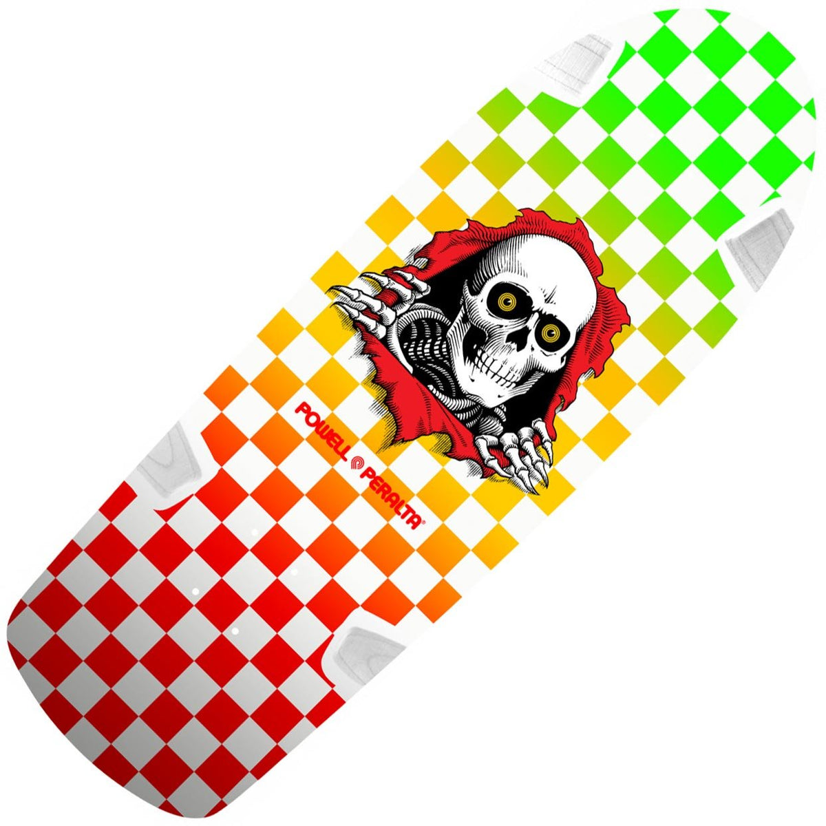 Powell Ripper Checker Multi Powell Peralta OG Ripper re-issue deck (checker, 10
