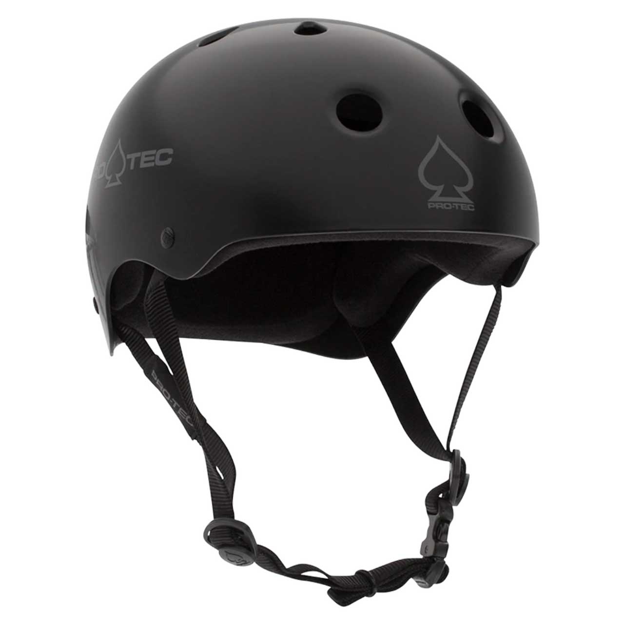 Pro-Tec Classic Skate Helmet, matte black we - Tiki Room Skateboards - 1