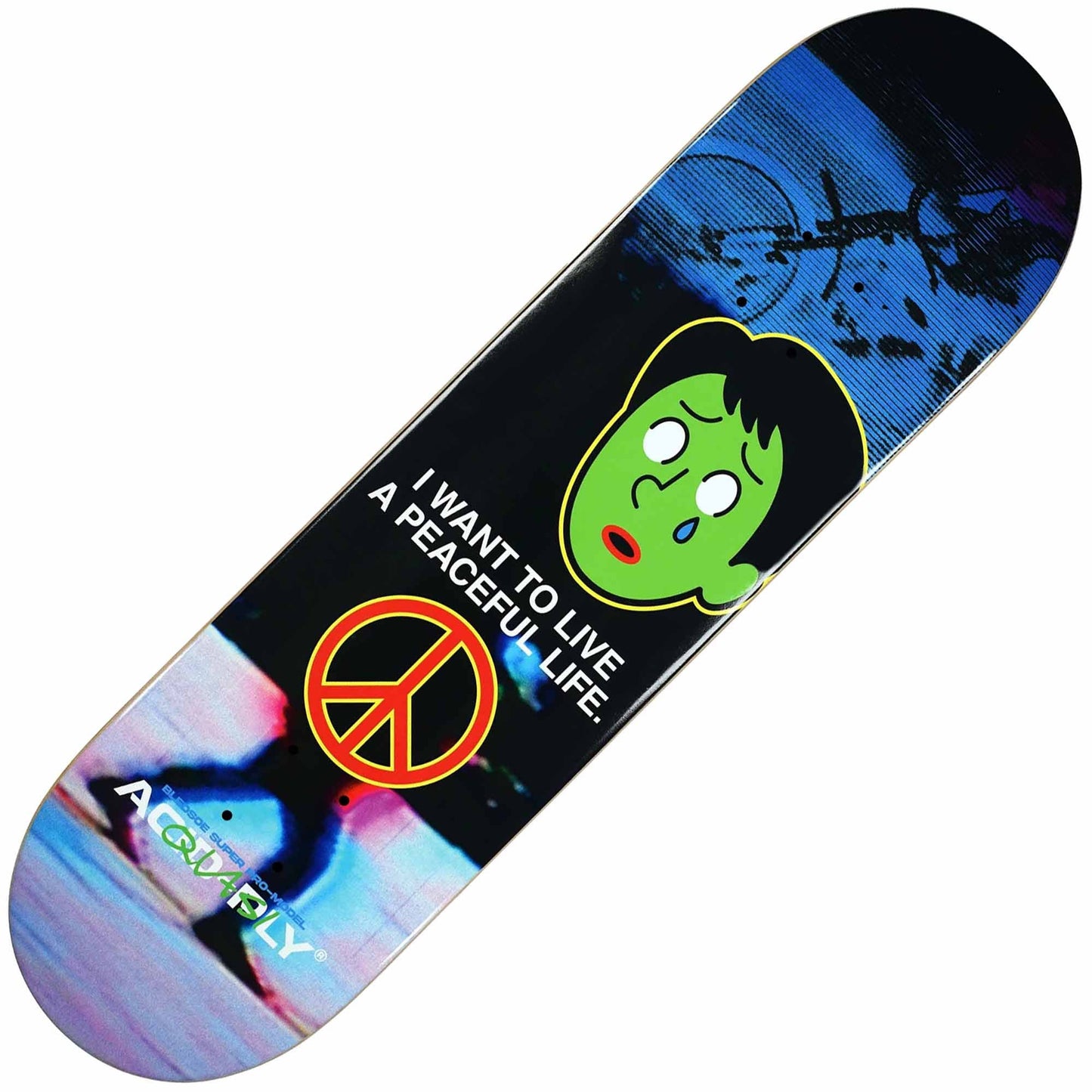 Quasi Bledsoe 'Acid-Ply 2' Deck (8.375") - Tiki Room Skateboards - 1