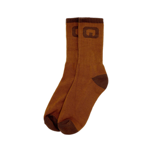 Quasi Euro Socks, brown - Tiki Room Skateboards - 1