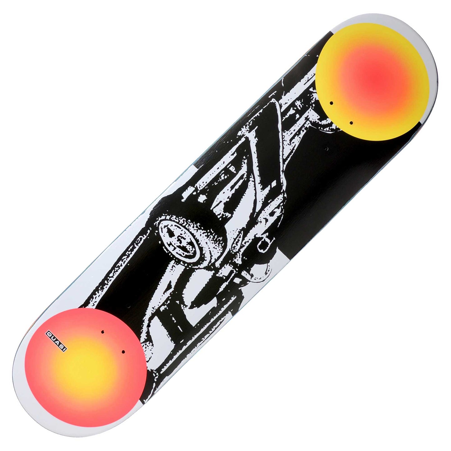 Quasi Fast Car II 1 Deck (8.0) - Tiki Room Skateboards - 1