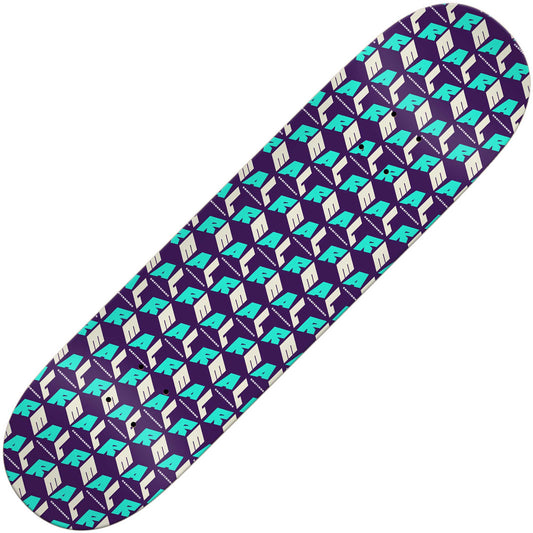 Real City Blocks deck (7.75", blue) - Tiki Room Skateboards - 1