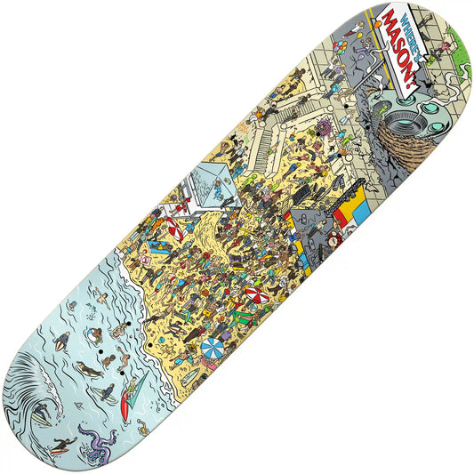 Real Mason Where's Mason Deck (8.5") - Tiki Room Skateboards - 1