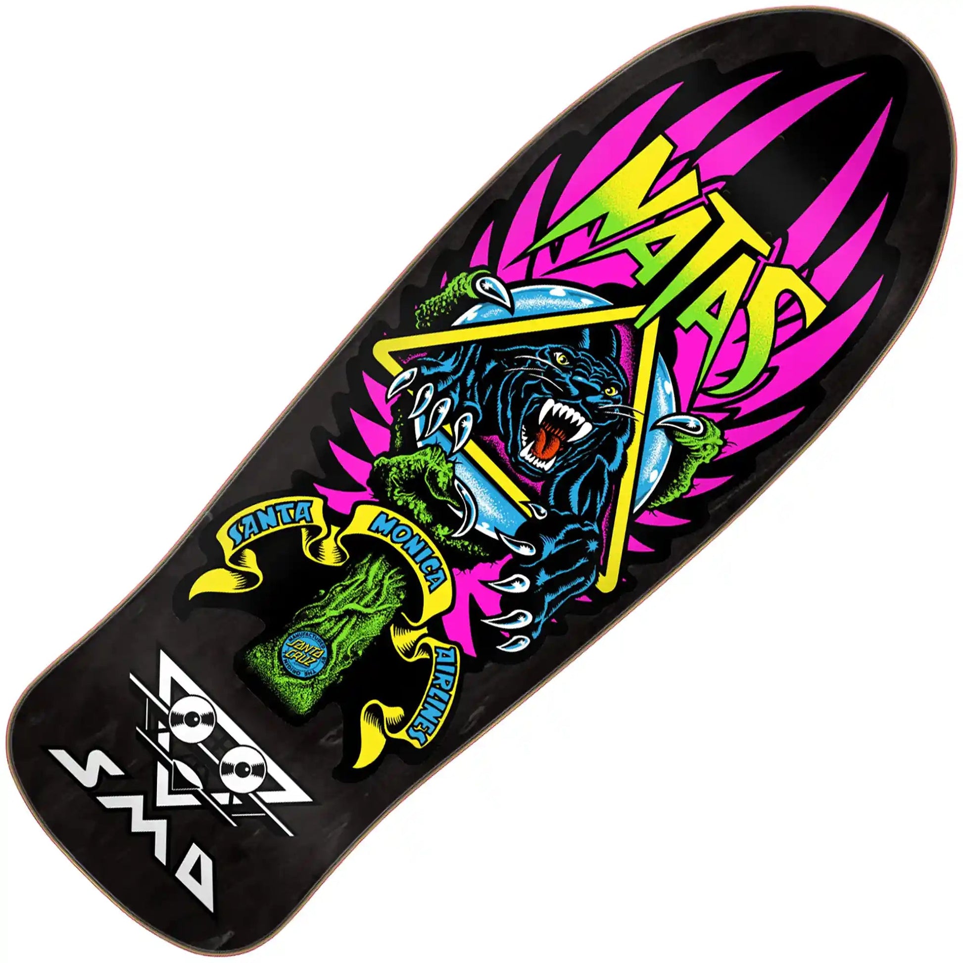 Santa Cruz Natas Panther Lenticular Reissue Deck (10.538") - Tiki Room Skateboards - 5