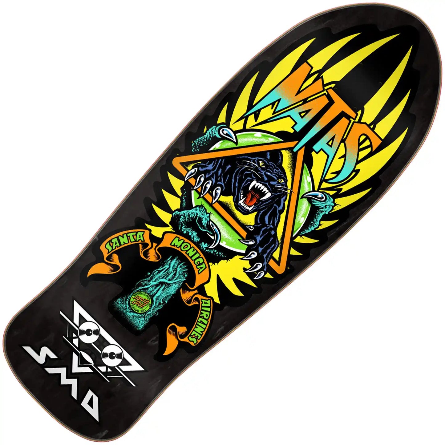 Santa Cruz Natas Panther Lenticular Reissue Deck (10.538") - Tiki Room Skateboards - 4