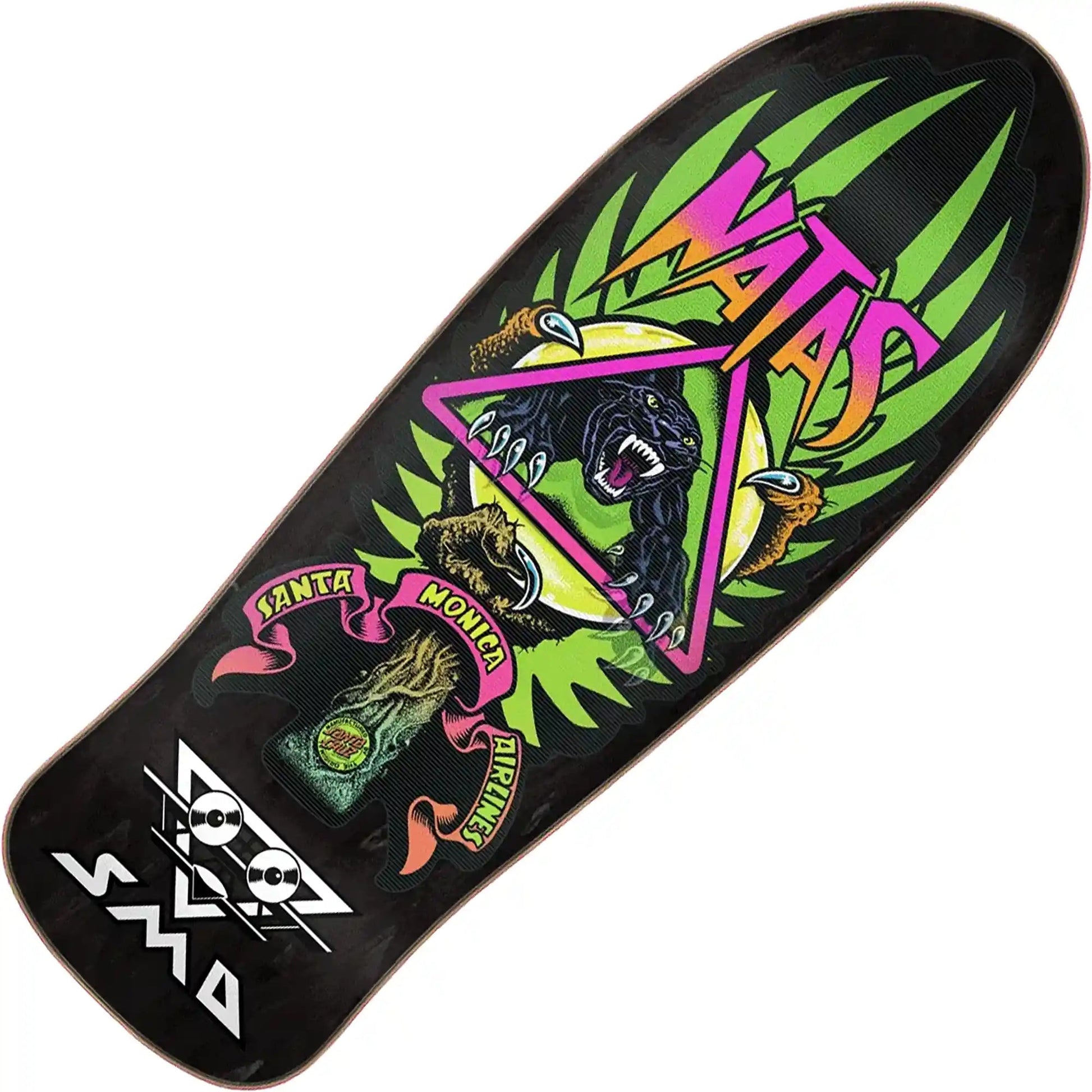 Santa Cruz Natas Panther Lenticular Reissue Deck (10.538") - Tiki Room Skateboards - 1