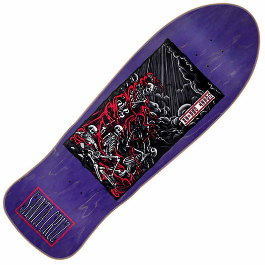 Santa Cruz O'Brien Purgatory Reissue Deck (9.85" x 30") - Tiki Room Skateboards - 1