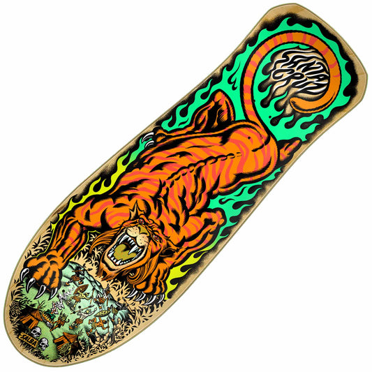Santa Cruz Salba Tiger reissue deck (10.3" x 31.1") - Tiki Room Skateboards - 1
