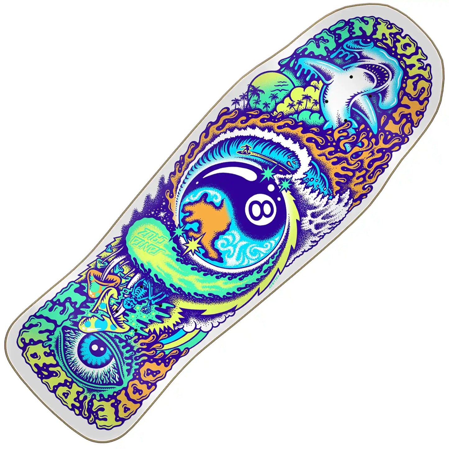 Santa Cruz Winkowski Dope Planet VX Deck (10.34") - Tiki Room Skateboards - 1
