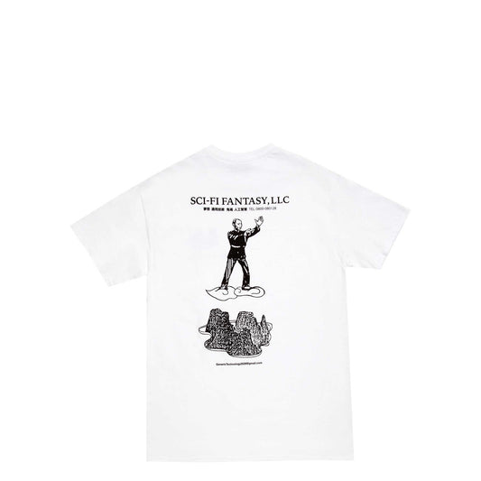 Sci-Fi Fantasy Tai Chi Tee, white - Tiki Room Skateboards - 1
