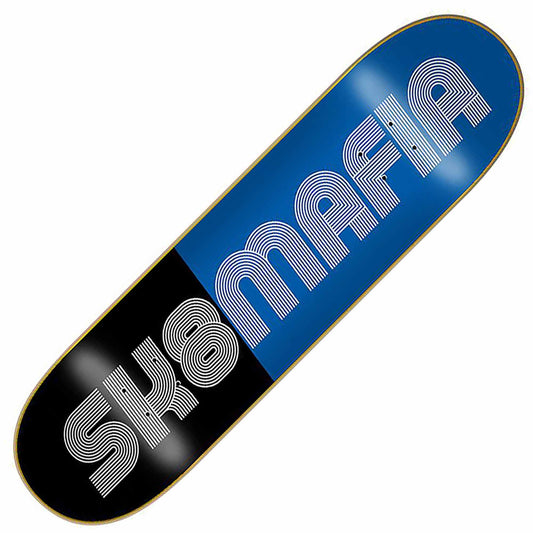 SK8 Mafia Screen Blue Deck (8.25") - Tiki Room Skateboards - 1