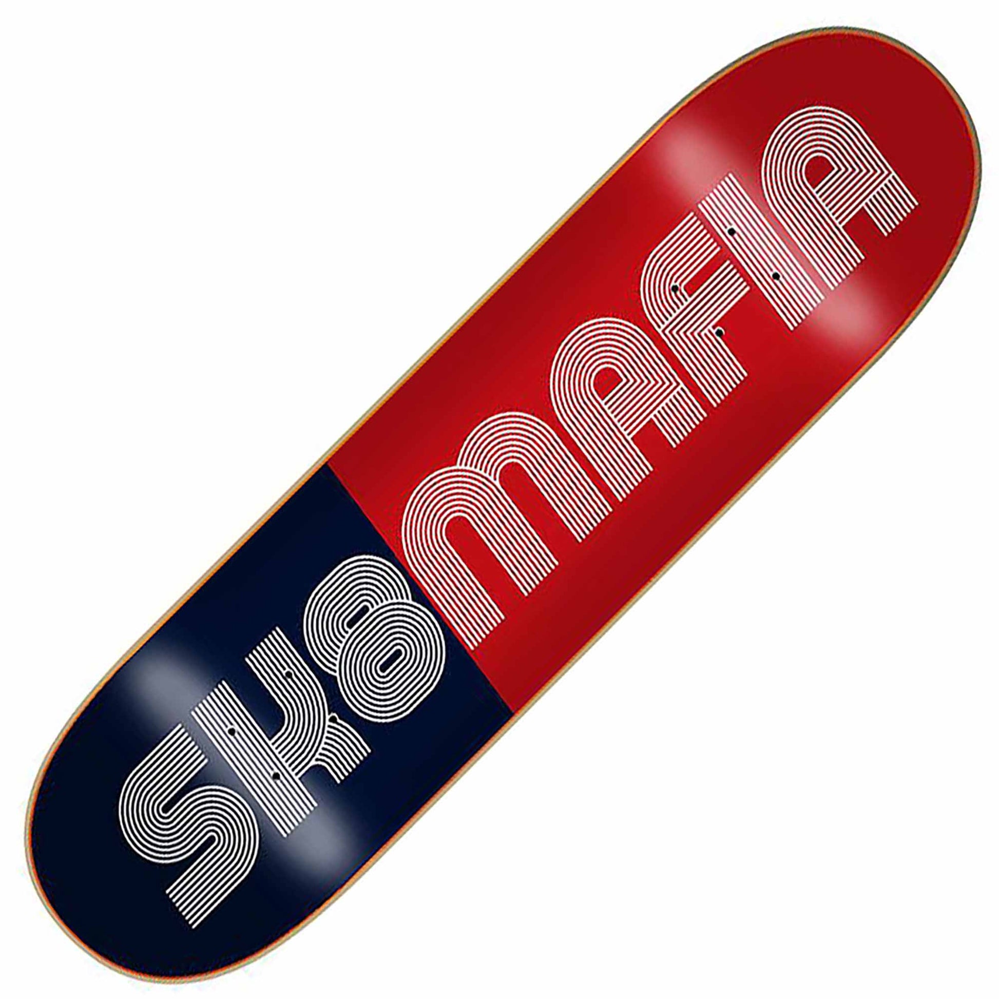 SK8 Mafia Screen Red Deck (8.0") - Tiki Room Skateboards - 1